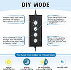 hygger Clip On Full Spectrum Aquarium LED Light, 26W Day-Night Dual Timer Sunrise-Day-Sunset-Moon Fish Tank Light, Adjustable Timer Brightness with 9 Colors for Planted Tank - Image 2