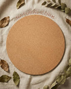 Vensovo Cork Plant Coasters & Saucers – Absorbent Round Mats for Indoor Flower Pots, Planters, Houseplants, Surface Protector for Table & Floor, 2pcs-18inch - Image 3