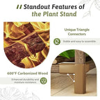 GENTINGBRO Plant Stand Indoor Outdoor 63" Tall Plant Shelf for Plants 14-Tier Large Plant Sheves for Living Room Heavy Duty Plant Rack Garden Balcony Patio Hanging Planter - Image 4