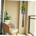 Abaodam Classic Macrame Plant Hangers Wall-Mounted Flower Pot Holders Home Decor - Image 7