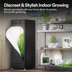 VGrow All-in-One Smart Grow Box, Professional System with Samsung LM301H EVO Grow Light, Advanced Circulation & Ventilation System, Irrigation, Nutrient, Magnetic Window for Indoor Hydroponics - Image 5