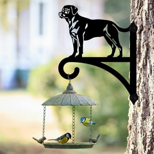 peacoblue Labrador Plant Hanger Bracket, Iron Outdoor Hanging Hook - Image 5