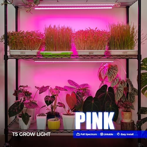 Barrina T5 LED Grow Lights, Full Spectrum Growing Light, 2FT 10W, 8 Packs - Image 2