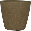 608410073364 Planter, 8.3" x 8.3" x 7.9", Sedimentary Rock by Unknown