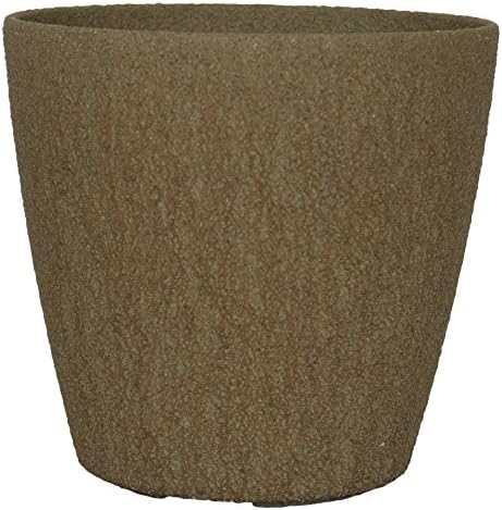608410073364 Planter, 8.3" x 8.3" x 7.9", Sedimentary Rock by Unknown