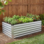 INNO STAGE Galvanized Metal Raised Garden Bed 6×3×2FT, Silver, 1 Pack - Image 6