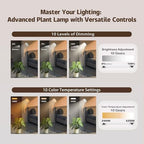 Grow Lights for Indoor Plants, 40W Full Spectrum Tall Grow Light, 85 Inch - Image 4