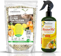 GARDENWISE Professional Citrus Fertilizer & Organic Marina Mist Foliar Kelp Spray Bundle - Perfect Balanced NPK and Micro Nutrients for Indoor Outdoor Plants (3 Quart - 16oz) by GARDENWISE
