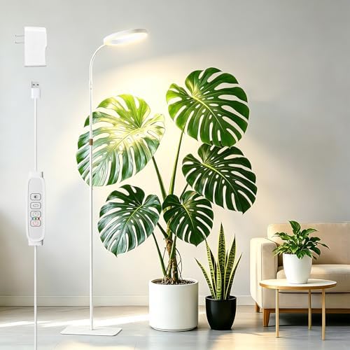 68" Full Spectrum Floor Grow Light with Stand for Tall&Large Indoor Plants by SDOVUERC