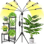 LED Grow Lights for Indoor Plants Full Spectrum, 540 LEDs Plant Lights for Indoor Growing with 58" Adjustable Stand, Plant Grow Lights with Auto 5H/10H/15H Timer for Indoor Tall Plants. by Abriselux