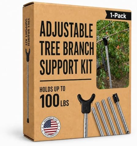 Tree Branch Support Pole & Crutch – Protect Limbs from Breaking (1-Pack) by Kalinar