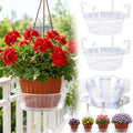25 PCS Hanging Basket Saucers for Plants – Clear 6-12 Inch Plastic Watering Tray with Hooks, Anti-Leak Drip Pan & Water Catcher for Indoor & Outdoor Hanging Baskets (10 in,25PCS) by Unknown