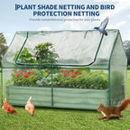 Garvee 6x3x1 FT Raised Garden Bed with PE Cover & Self-Watering System - Image 7