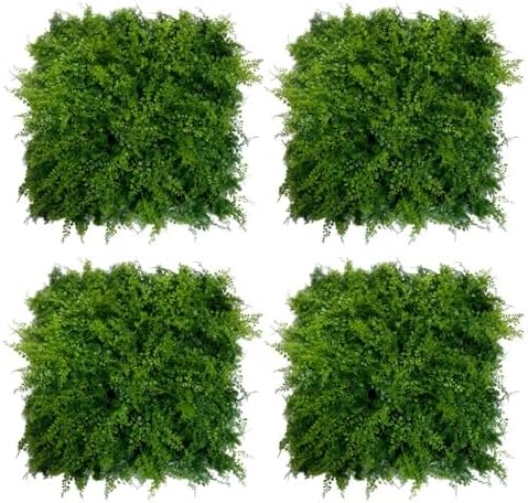 GreenSmart Premium Artificial Grass Wall Panels | Realistic Plant Greenery Privacy Panels | Decor for Fence, Garden, Patio & Balcony | Never Fade Indoor Outdoor Use (Maya) by GreenSmartDekor