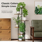 Bamworld Tall Plant Stand Indoor Corner Plant Shelf for Multiple Plants - Image 3