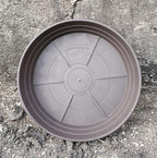 LWALRS Plant Saucer 14 Inch 4 Pack 6 8 10 12 14 16 18 20 25, Plastic Plant Trays for Pots，Extra-Deep Plant Water Dray Tray, Bird Bath Bowl, Heavy Flower Plant Saucers Indoors and Outdoor No Holes - Image 4