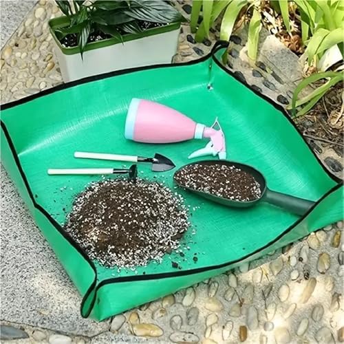 Repotting Mat 1pc Planting Mat PE Gardening Potting Mat DIY Foldable Waterproof Flower Plant Transplanting Mats for Gardening Tools(1pc 100cm) - Image 6