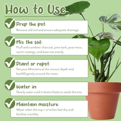 Soil Sunrise Monstera Houseplant Potting Soil Mix (12 Quarts) Custom Blend for Growing and Repotting - Image 7