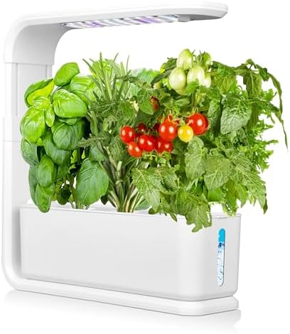 TerraSol 3-Pod Smart Indoor Garden Hydroponic Growing System with LED Grow Light – Countertop Herb Garden Kit for Kitchen – Automatic Water Circulation Indoor Planter for Herbs, Vegetables & Flowers by TerraSol