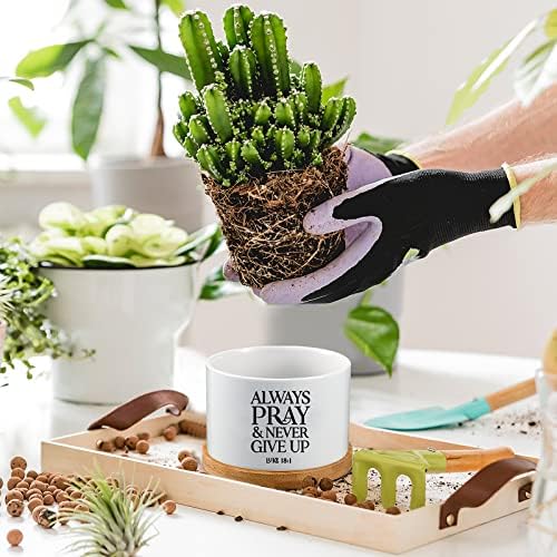 Fumete 12 Sets Bible Verse Succulent Pots 3 x 2 in, Scripture Series - Image 3