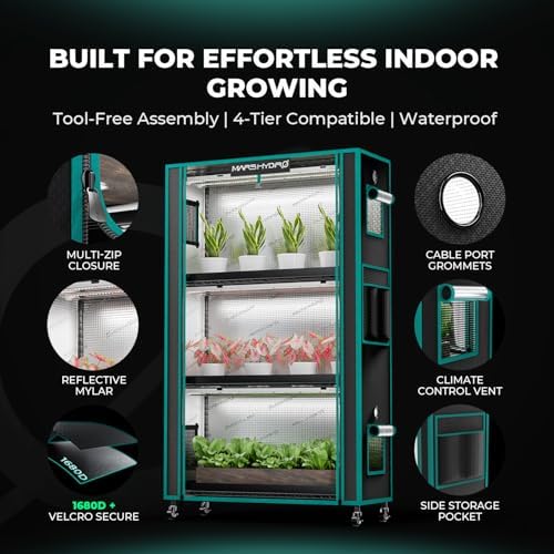 MARS HYDRO 6 Tier Indoor Garden System with 225W Full Spectrum LED Lights - Image 3