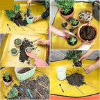 2 PCS Planting Mat Potting Pad Foldable Garden Plant Flower Pot Reusable Transplanting Waterproof Mats Home Gardening Supplies(68x68cm) - Image 6