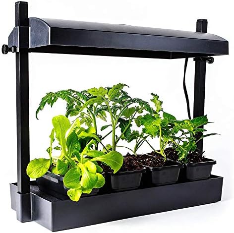 SunBlaster Micro LED Grow Light Garden Kit, Black, 18 x 8 In Footprint - Image 4