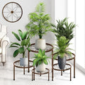 CADANI 5-Pack Metal Plant Stands for Outdoor Indoor, Anti-Rust Iron Flower Pot Stand, Heavy Duty Plant Pot Shelf for Multiple Plant, Decoration Racks for Home, Patio & Garden by CADAINPlantStandOutdoor