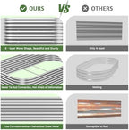 3 PCS 8x4ft Galvanized Raised Garden Bed Outdoor, Metal Garden Bed for Vegetables, Above Ground Garden Box for Flower, Steel Raised Beds for Gardening - Image 3