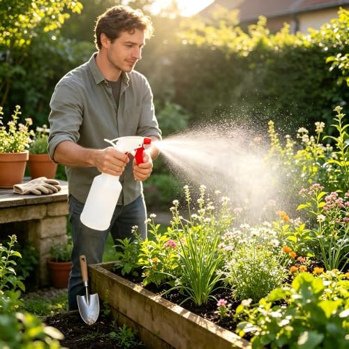 Spray Bottles Reusable Mist Sprayer for Plants Cleaning High Output Ultrafine Misting Plastic Spray Bottles for Garden and Bathroon 12 Pack 16oz - Image 5