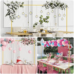 Over The Table Rod Stand with Clamps Gold Table Arch Banner Stand - Image 6