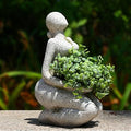 Face Planter Pot Head Planter for Outdoor Indoor Unique Garden Decor by Aclema