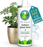 Indoor Plant Food by Houseplant Resource Center - Organic Liquid Fertilizer for Pothos, Peace Lily, Monstera, Cactus and More - 8 oz by HouseplantResourceCenter