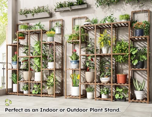 EnHomee 56" W Large Plant Stand with 13 Tiers, Living Room and Patio - Image 3