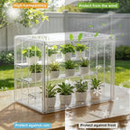 Mini Greenhouse Indoor with Magnetic Door,Tabletop Greenhouse - Image 5