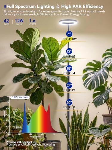 GLOWRIUM Smart Grow Light for Indoor Plants, Full Spectrum LED Plant Light - Image 5