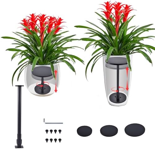 Adjustable Height Plant Risers for Inside & Outdoor Pots - Universal 7.5-12" Large Planter Insert with 6/8/10" Base | Square/Round Pot Elevator - Image 2