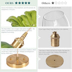 Battery Operated Pendant Light,Green Chandelier 2500mAh RGB Light Bulb 11in Vintage Light Fixtures with Remote Control Wireless Adjustable Rechargeable Chandelier for Kitchen Island Hallway 1Light - Image 6