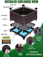 Kalolary 2 Sets Raised Garden Bed Elevated Garden Bed with Legs - Image 4