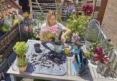 Gardena 00505-20 City Gardening Planting Mat S: Working mat for Planting Work/repotting, Water-Repellent Textile Fabric, 80 x 80 cm (505-20). - Image 3