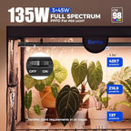 Barrina LP900 Indoor Greenhouse with 3 Full Spectrum Modes Light, 4 Tier - Image 3