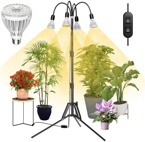 SANSI Grow Lights for Indoor Plants, 128W Plant Lights for Indoor Growing by SANSI
