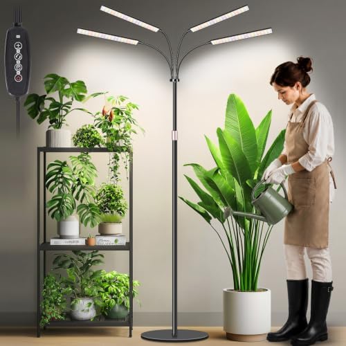 LBW Grow Lights for Indoor Plants, 75" Tall Full Spectrum Plant Grow Light by LBW