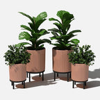 Veradek Demi Series Raised Duo Planters - Set of 2 Planters with Stands - Image 7