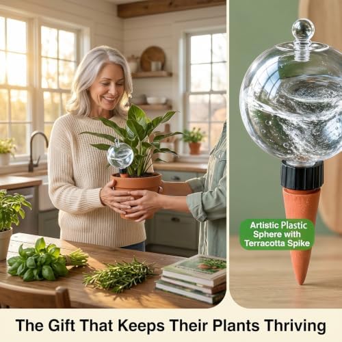 2 Pack 26 oz Extra Large Plant Self Watering Globes to 3 Weeks Watering - Image 5