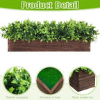 Lyrow 2 Pack 24 '' Artificial Eucalyptus Plants Faux Plants, Brown - Image 3