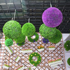 Artificial Plant Topiary Ball Dia 20in, Faux Plant Topiary Ball Extra Large, Garden Spheres Outdoor, Topiary Balls Artificial Outdoor, Lifelike Moss Balls Decorative Set - Image 3