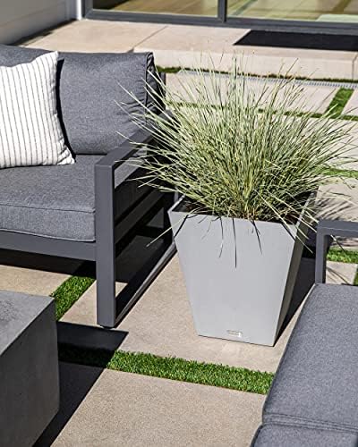 Veradek Pure Series Nobleton Planter - Tapered Square Outdoor Planter - Image 5