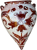 Hand-Painted Spanish Orza Wall Flower Pot, Spanish Cafe de Pico - Image 4