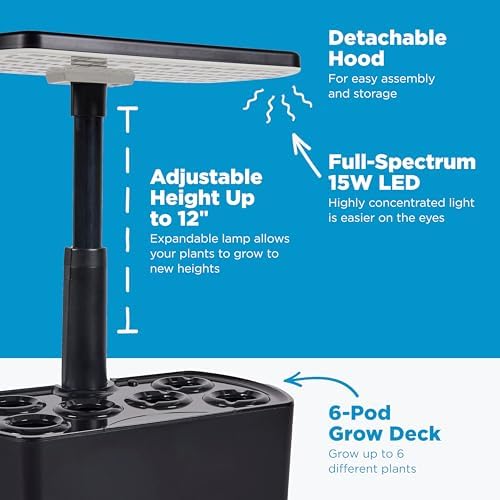 AeroGarden Harvest Lite, Black - Image 5